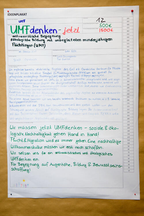 Umfdenken - jetzt!, Jugendkongress 2015 © Deutsche Bundesstiftung Umwelt /Michael Münch