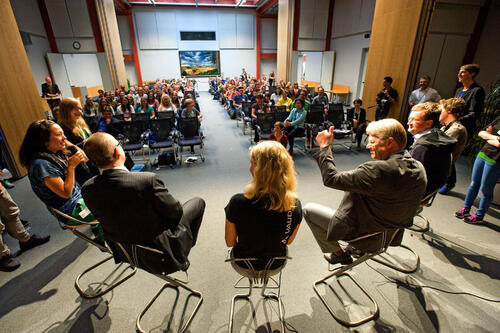 Jugendkongres 2015 - Fragestunde © Deutsche Bundesstiftung Umwelt/Michael Münch